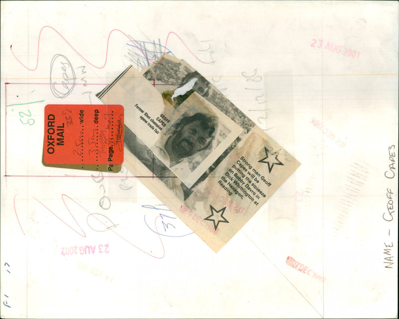 Geoff Capes - Vintage Photograph