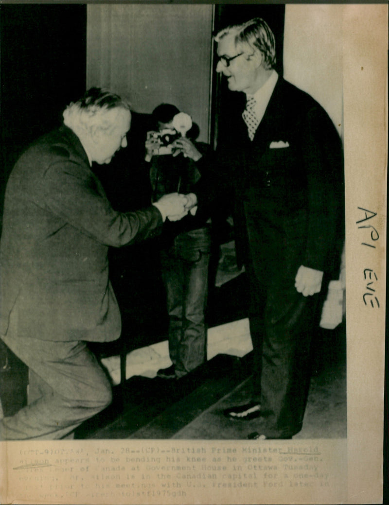 Harold Wilson - Vintage Photograph