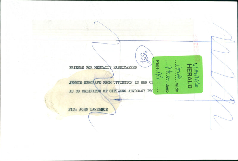 Jennie Ephgrave - Vintage Photograph