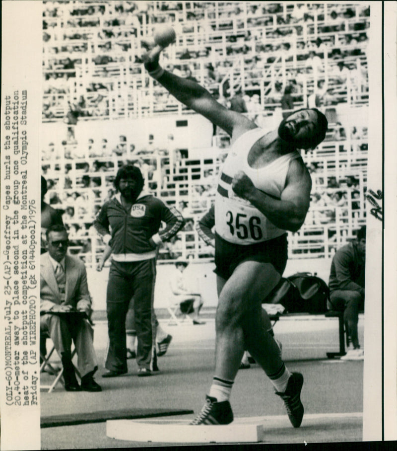 Geoff Capes - Vintage Photograph