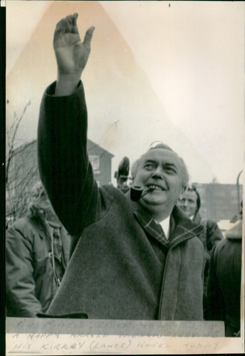 Harold Wilson - Vintage Photograph