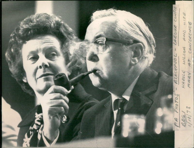 Harold Wilson - Vintage Photograph