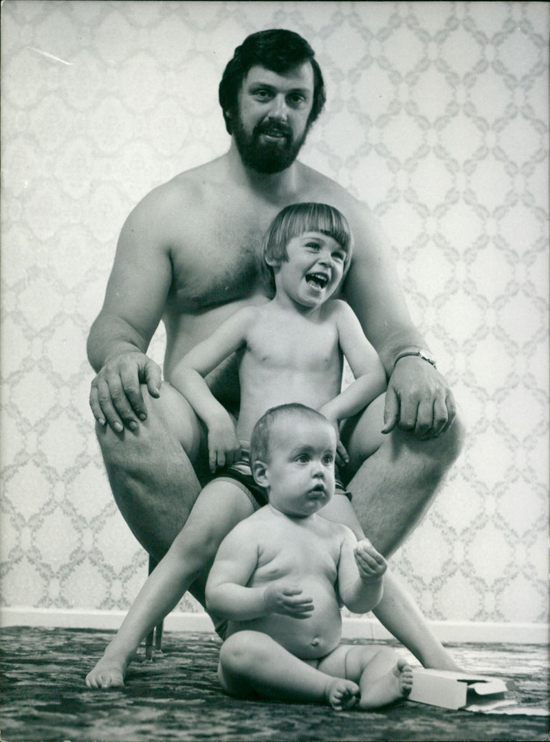 Geoff Capes, Lewis, Emma-Jane - Vintage Photograph