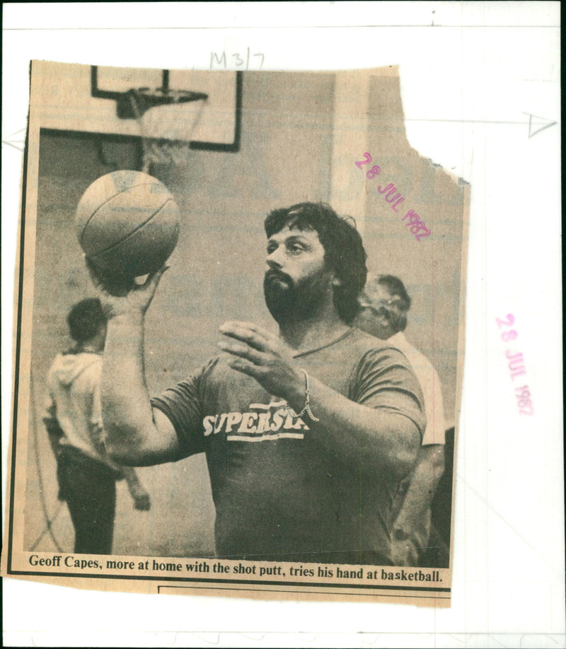 Geoffrey Capes - Vintage Photograph