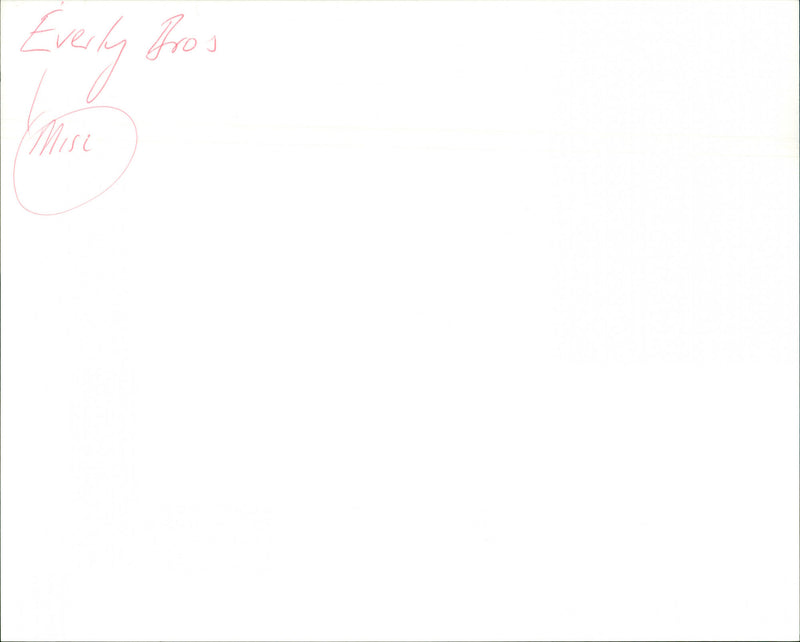 The Everly Brothers - Vintage Photograph