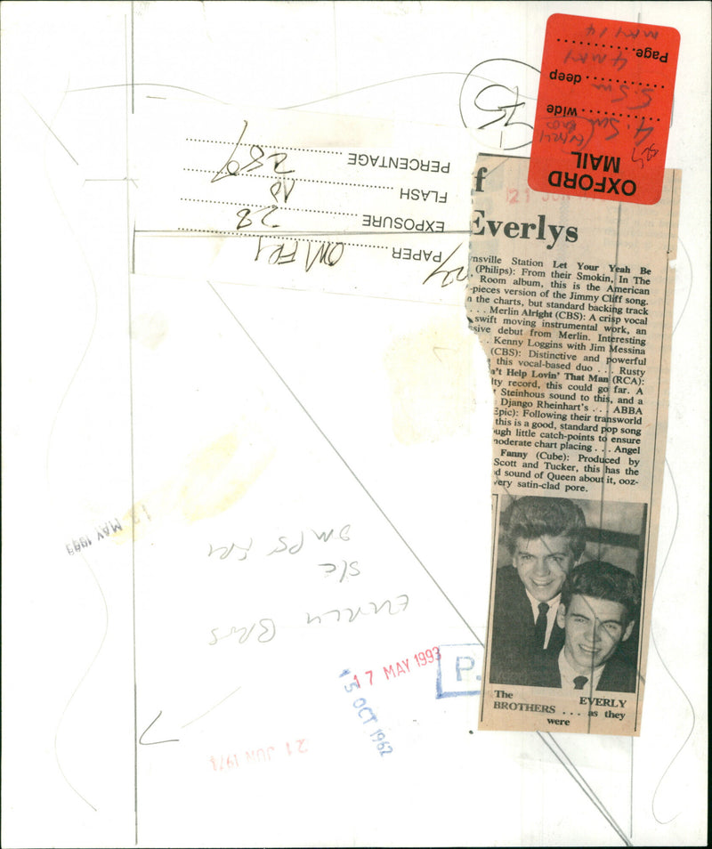 The Everly Brothers - Vintage Photograph