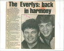 The Everly Brothers - Vintage Photograph