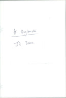 H. Brylewski - Vintage Photograph