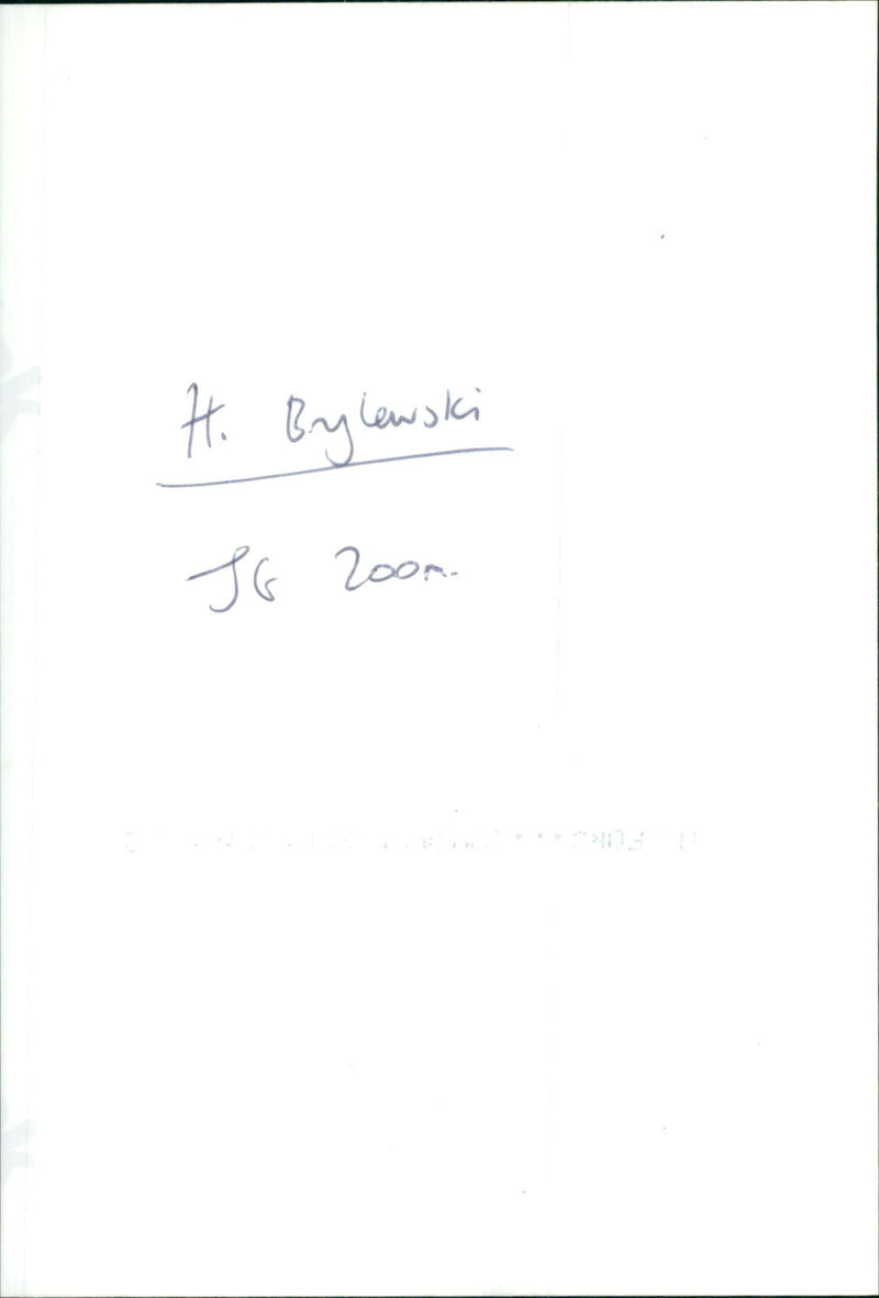 H. Brylewski - Vintage Photograph