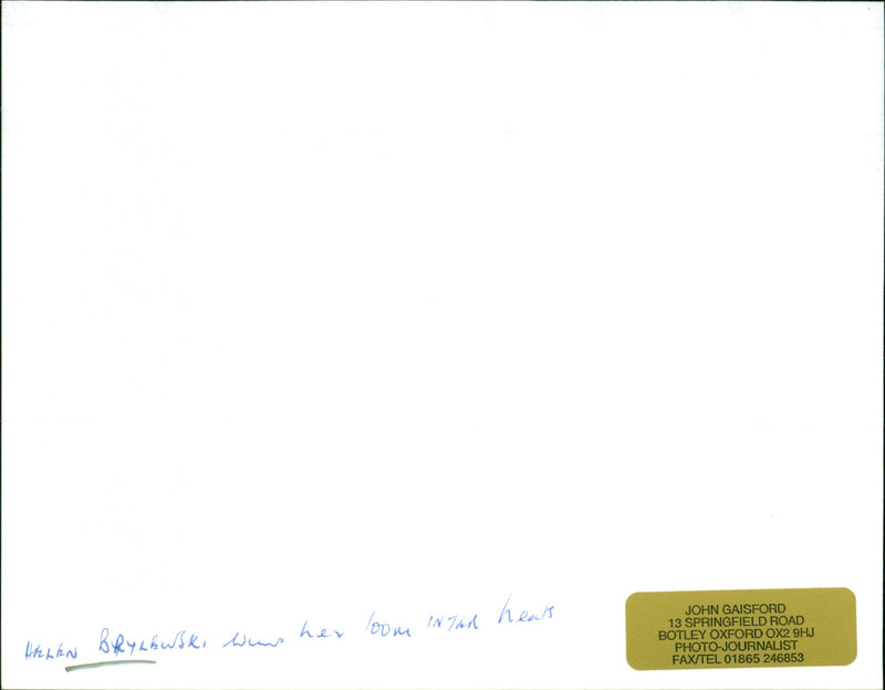 Hellen Brylewski - Vintage Photograph