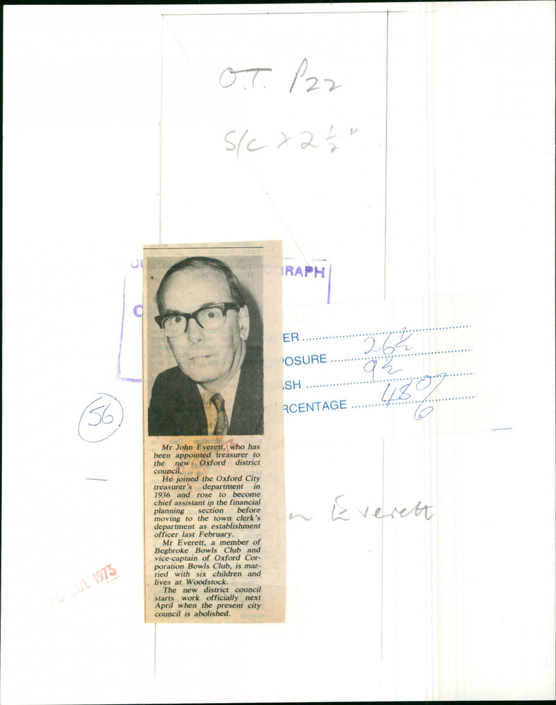 Mr. John Everett - Vintage Photograph