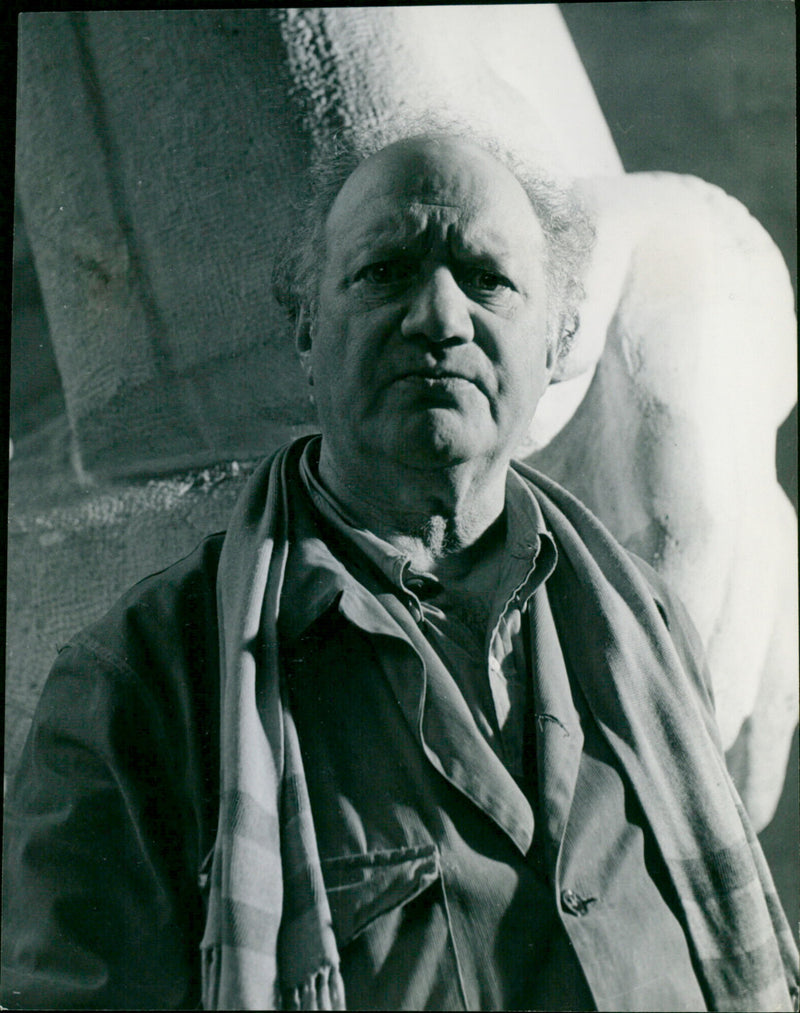 Prof. Jacob Epstein - Vintage Photograph