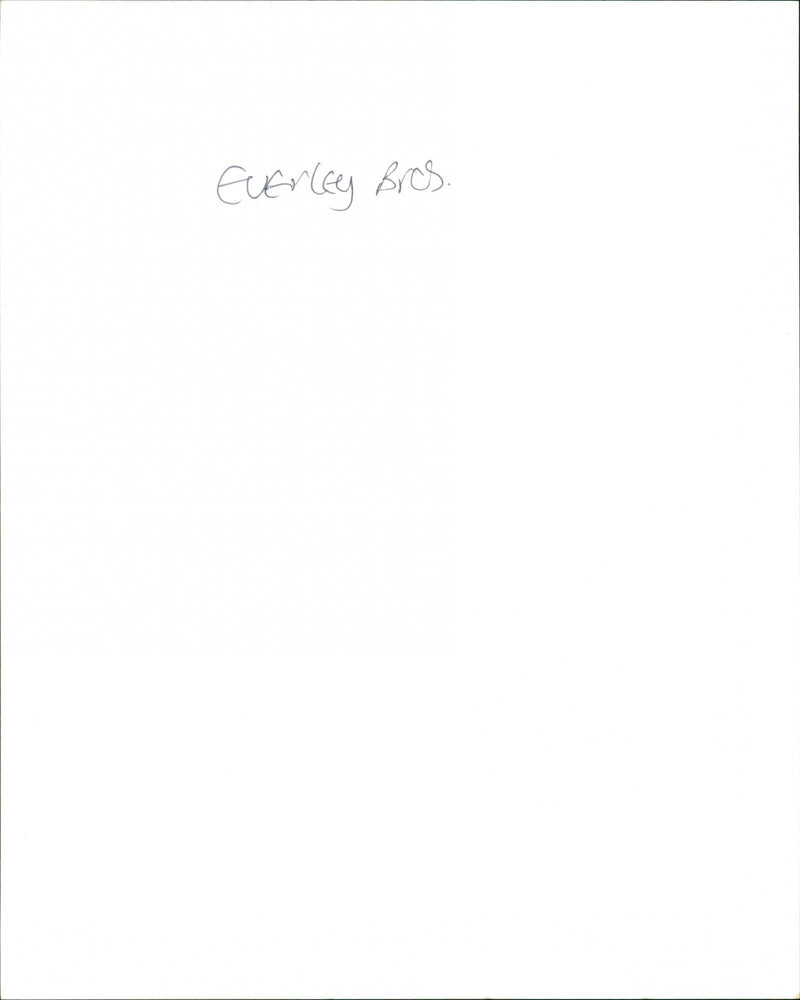 The Everly Brothers - Vintage Photograph