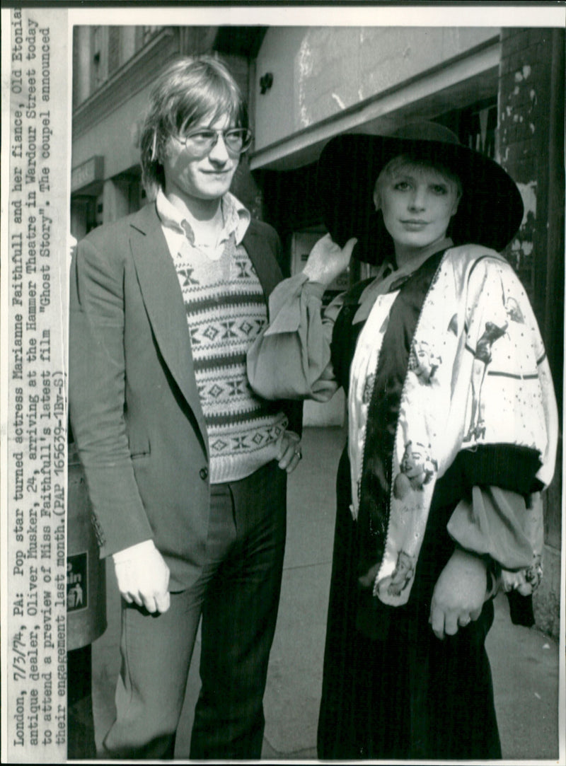 Marianne Faithfull - Vintage Photograph