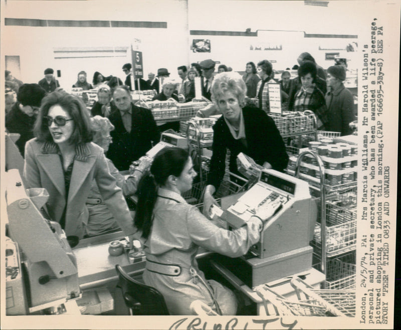 Marcia Falkender - Vintage Photograph