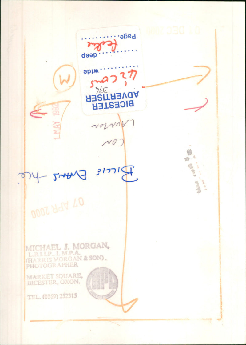 Billie Evans - Vintage Photograph