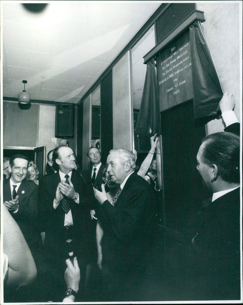 Harold Wilson - Vintage Photograph