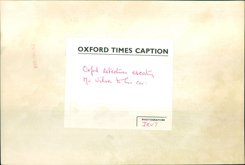 Harold Wilson - Vintage Photograph