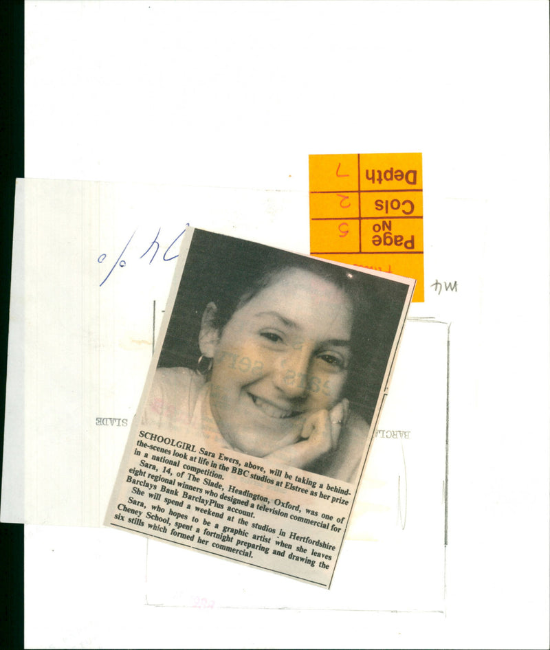 Sara Ewers - Vintage Photograph