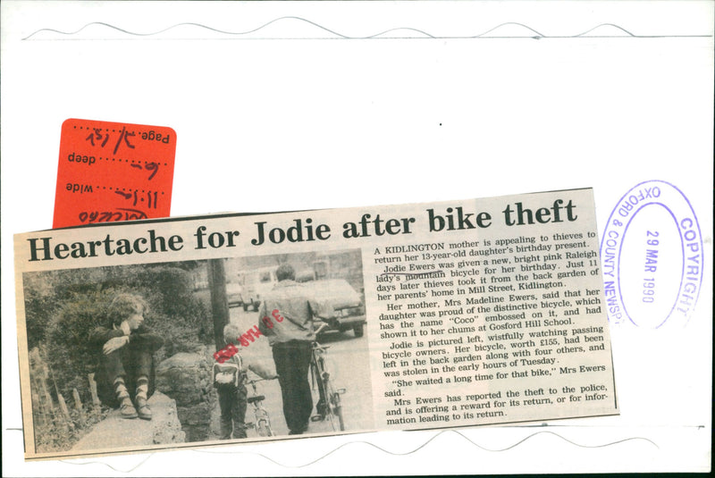 Jodie Ewers, Mrs.Madeline Ewers, - Vintage Photograph