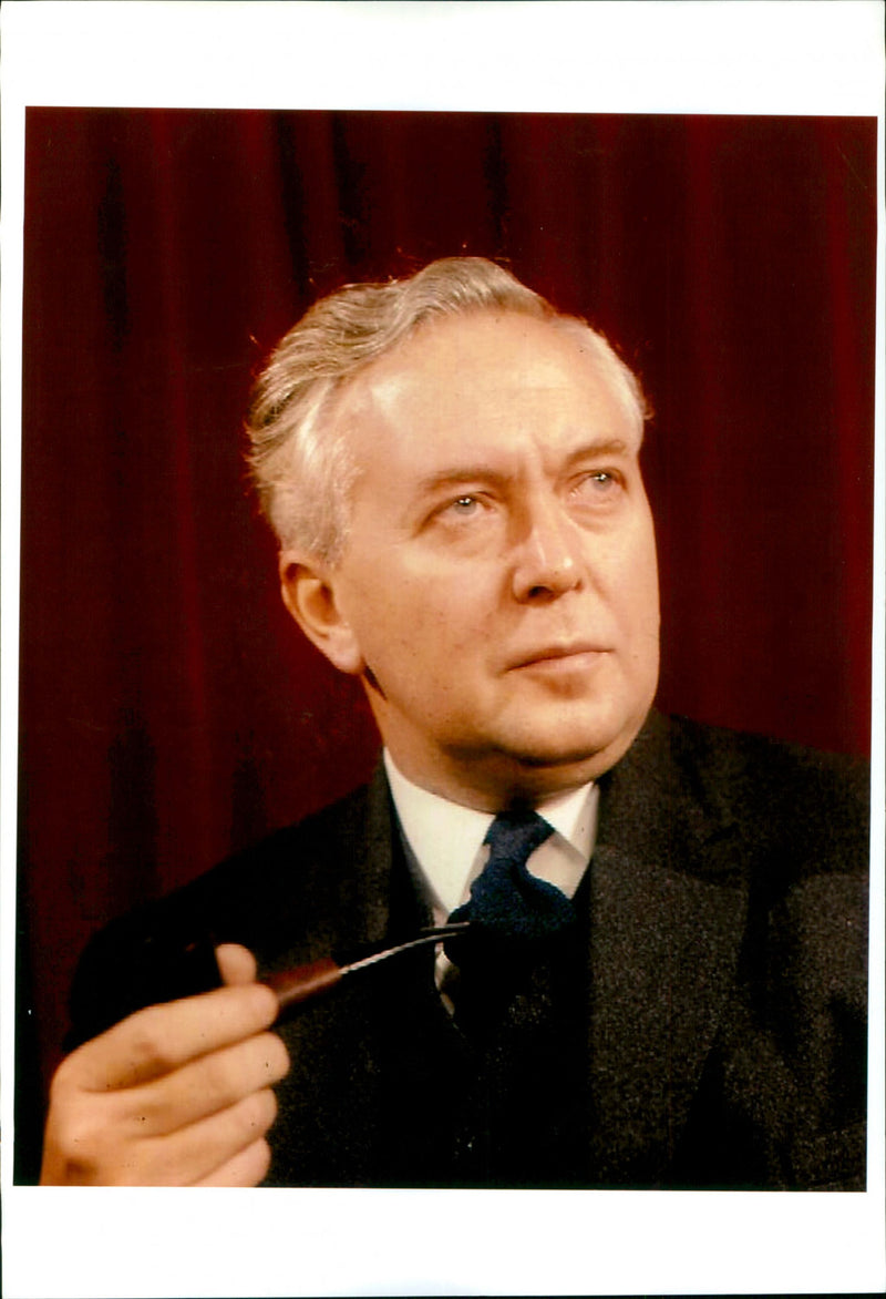 Harold Wilson - Vintage Photograph