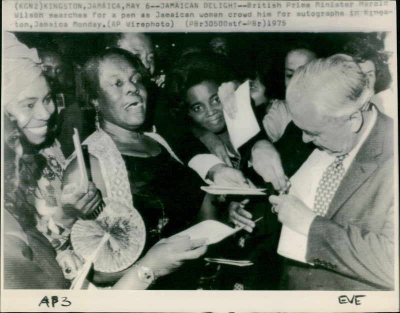 Harold Wilson - Vintage Photograph