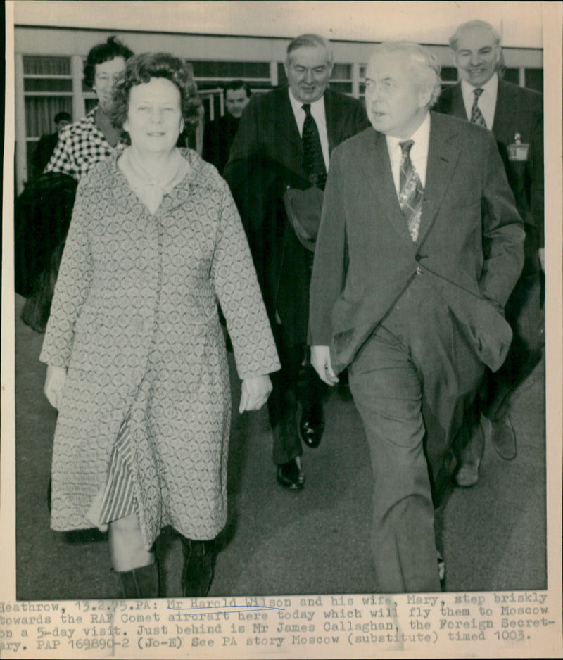 Mr. Harold Wilson - Vintage Photograph