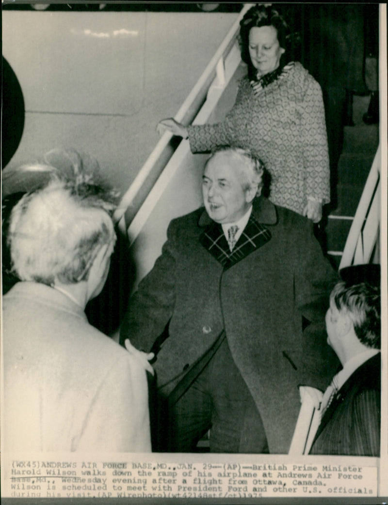 Harold Wilson - Vintage Photograph