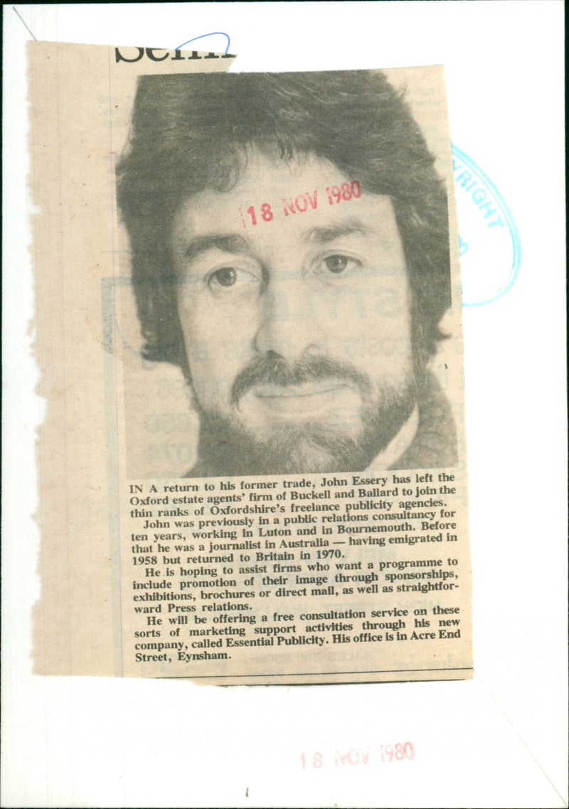 David Esex - Vintage Photograph