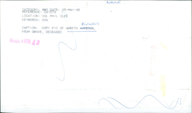 Gareth Evason - Vintage Photograph