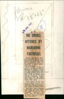 Marianne Faithfull - Vintage Photograph