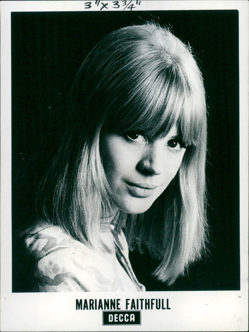 Marianne Faithfull - Vintage Photograph