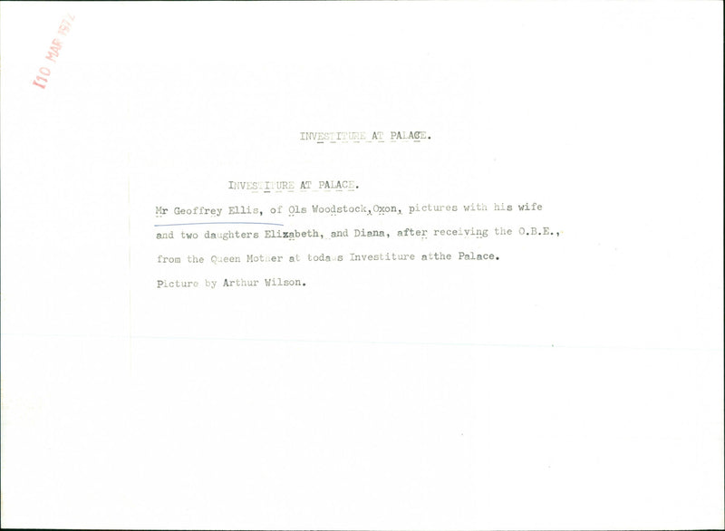 Geoffrey Ellis - Vintage Photograph