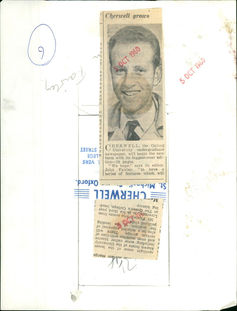 John Fairley - Vintage Photograph