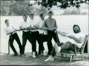 Geoff Capes at WoodGreen school, Witney - Vintage Photograph