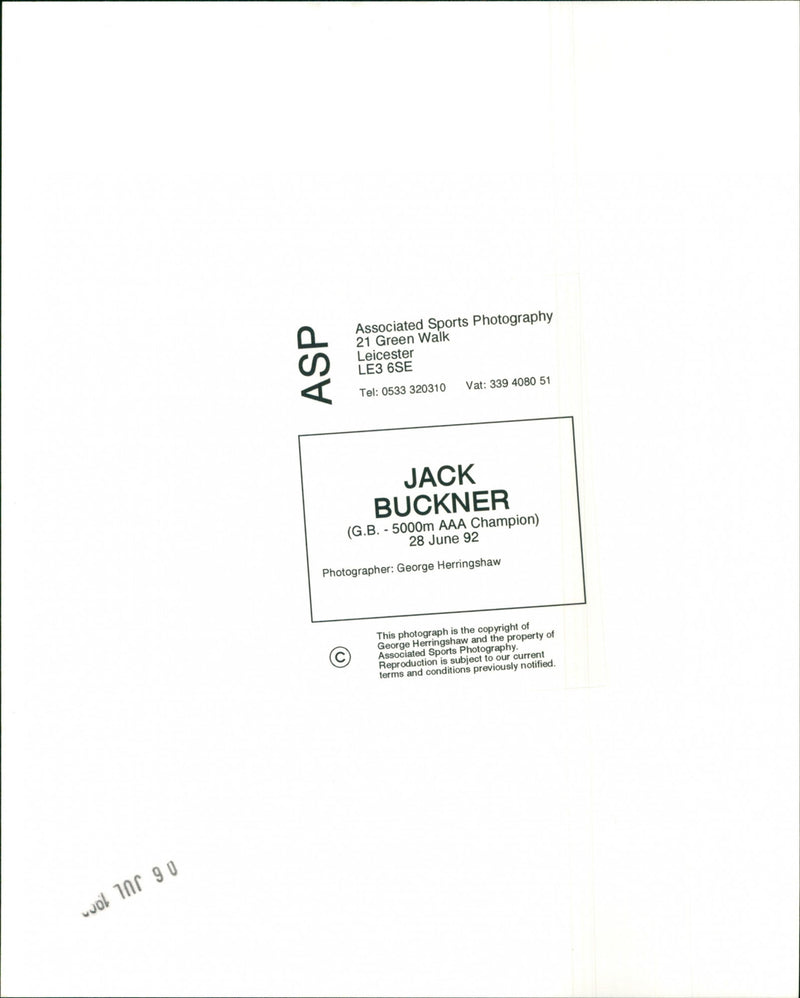 Jack Buckner - Vintage Photograph