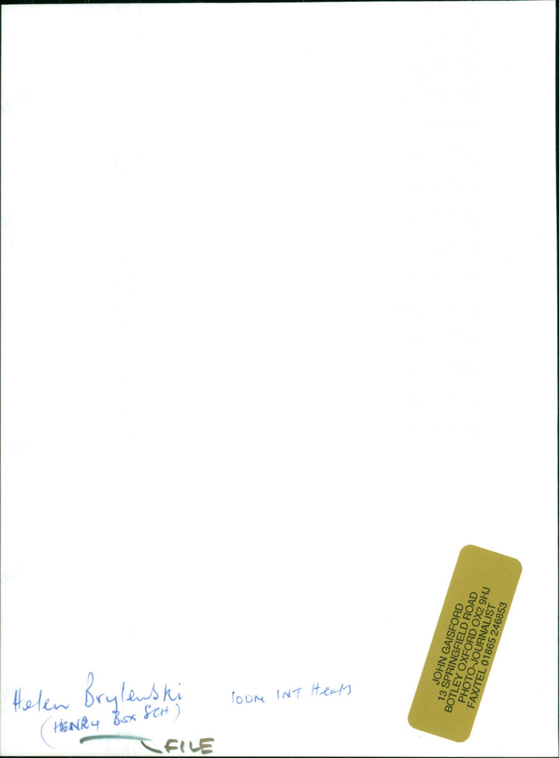 Helen Brylewski - Vintage Photograph