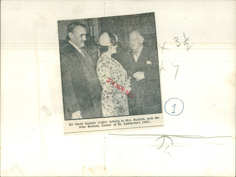 Sir Jacob Epstein - Vintage Photograph