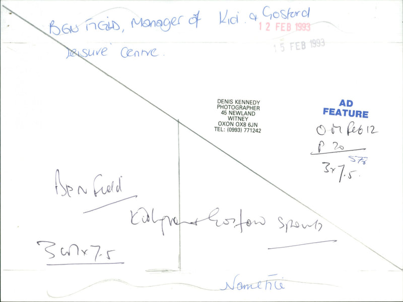 Ben Field - Vintage Photograph