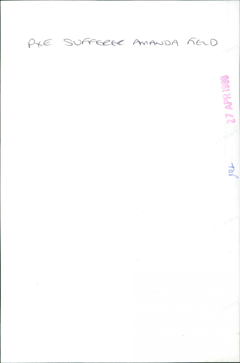 Amanda Field - Vintage Photograph