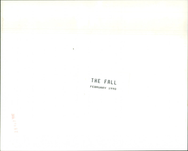 The Fall - Vintage Photograph