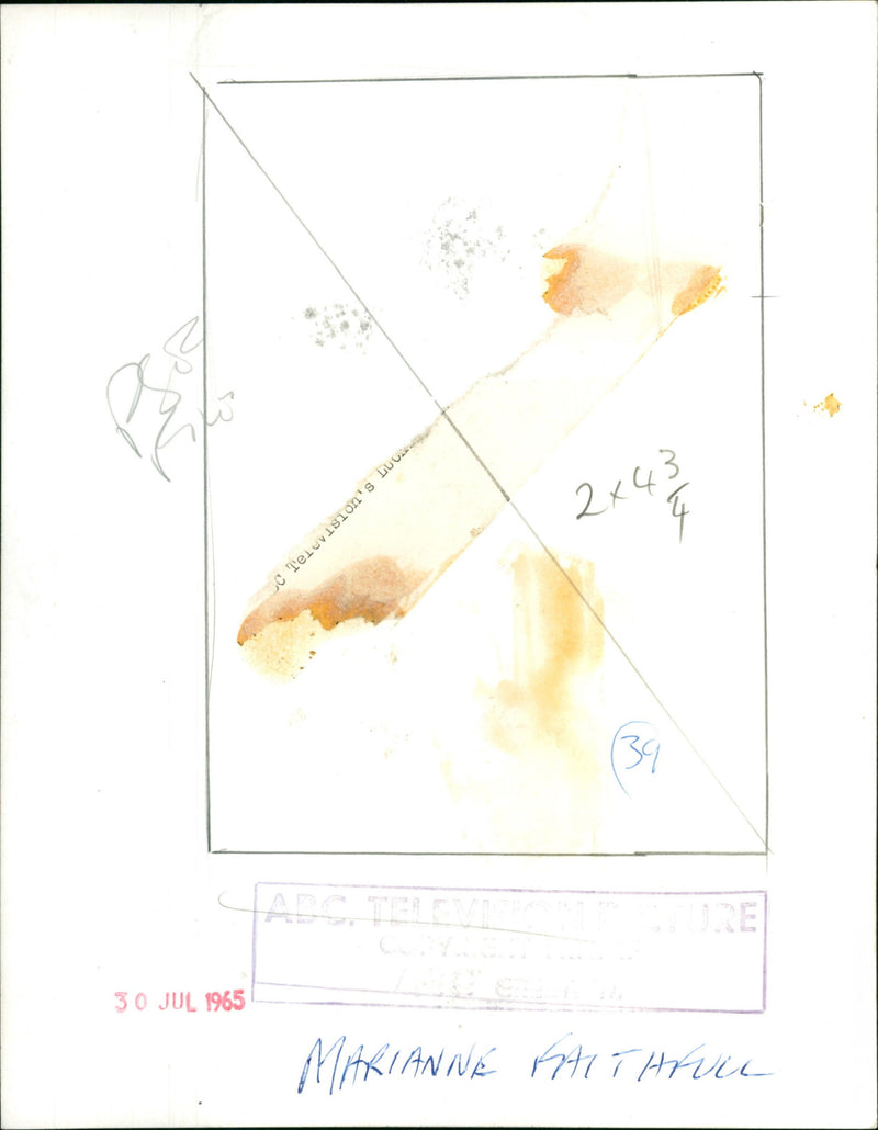 Marianne Faithfull - Vintage Photograph