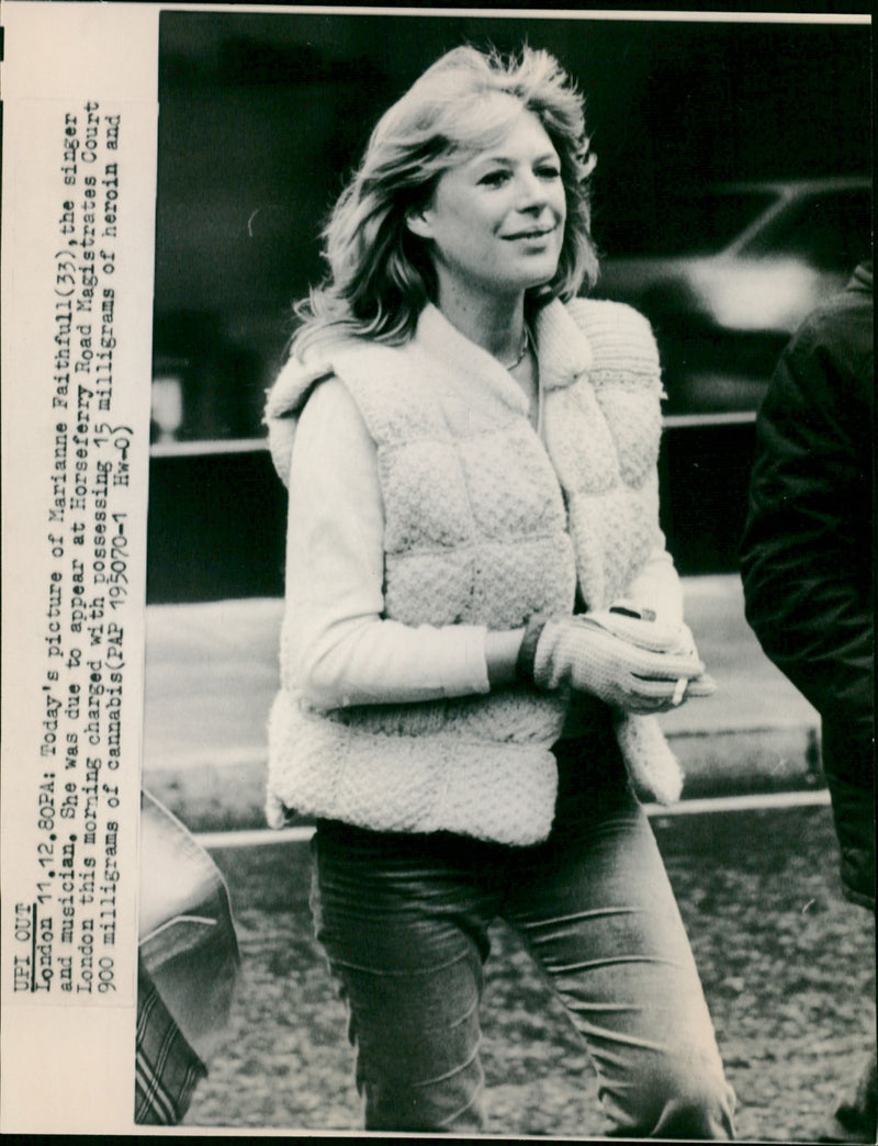 Marianne Faithfull - Vintage Photograph