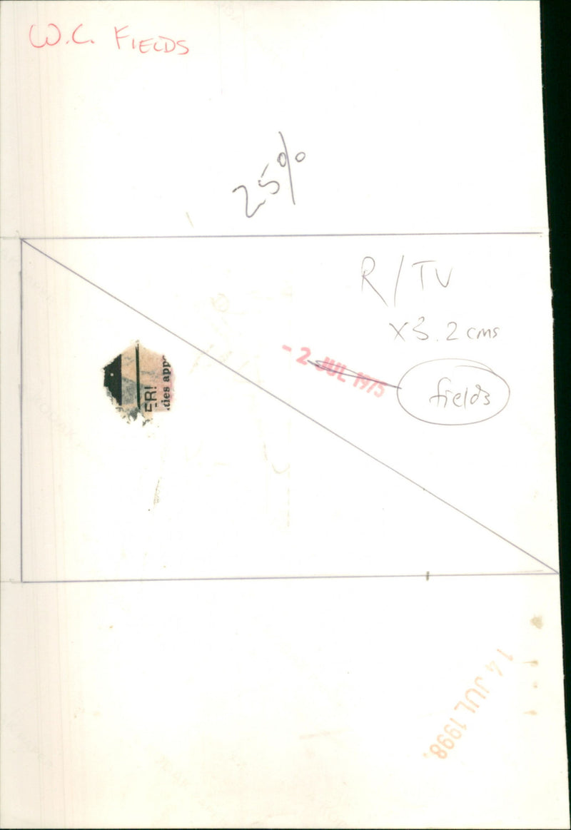 W. C. Fields - Vintage Photograph