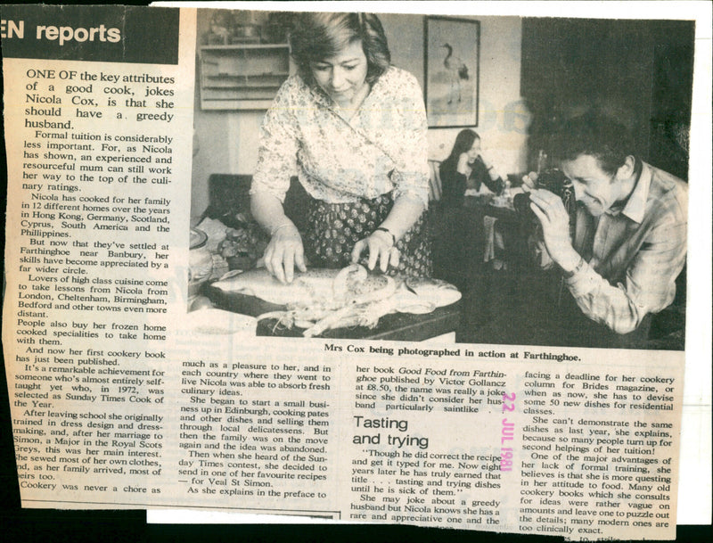 Nicola Cox - Vintage Photograph