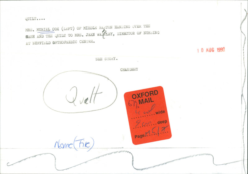 Muriel Cox - Vintage Photograph