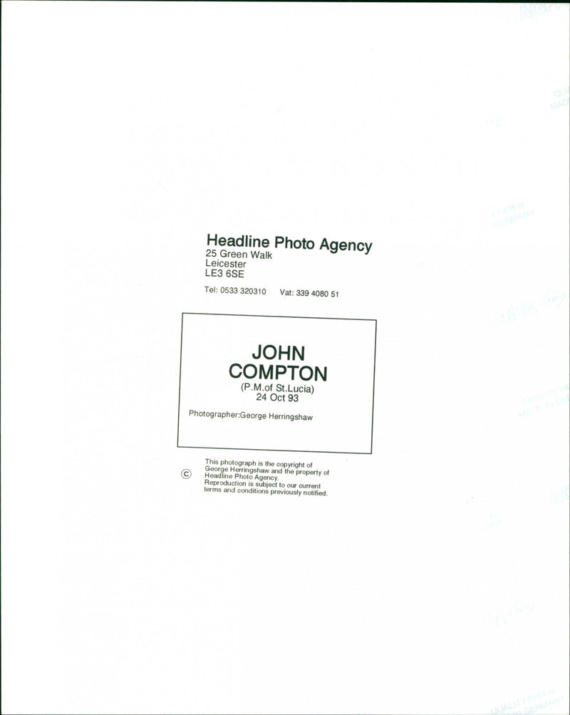 John Compton - Vintage Photograph