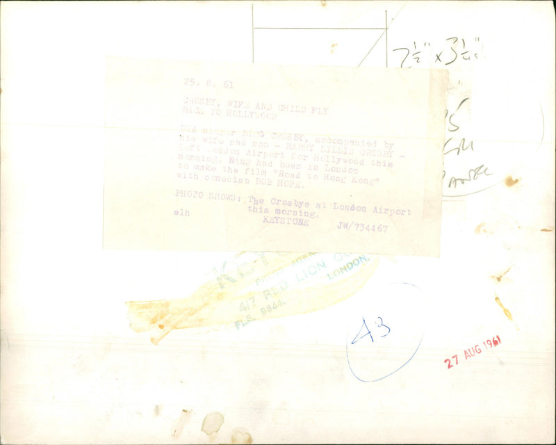 Bing Crosby - Vintage Photograph