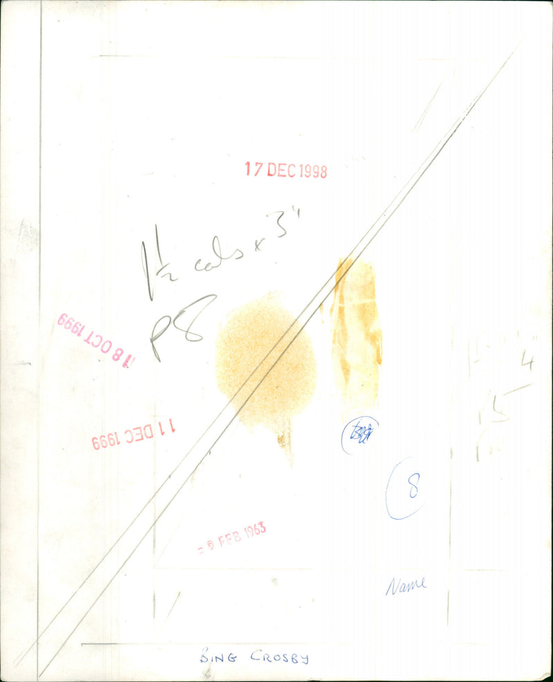 Bing Crosby - Vintage Photograph