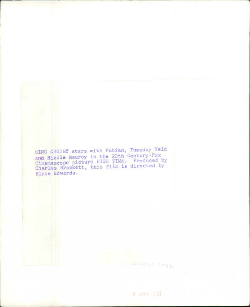 Bing Crosby - Vintage Photograph